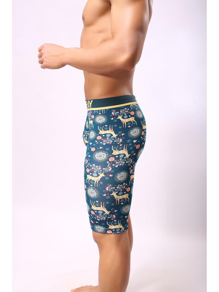 Распроданный: Рождественский олень Красочные мужские боксеры