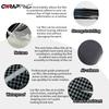 Grid Vinyl Wrap Decal Films Car Stickers Carbon Fiber Sticker Auto Outdoor Accessories Shiny Black Wrap Body Covering Accessory