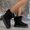 Женские зимние сапоги, новые женские сапоги на платформе, кашемировые теплые толстые подошвы, хлопковые туфли для женщин, сапоги Zapatos De Mujer