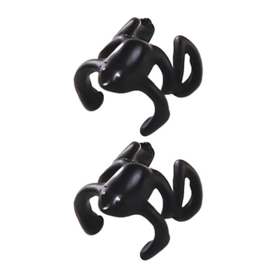 1/2/3 пары серег в форме лягушек, клипсы, сплав, гальваническое покрытие, ювелирные аксессуары