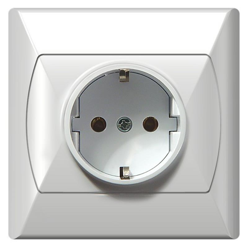Ospel Fala - surface-mounted chandelier switch + surface-mounted socket ZH-Ł2G/00/w