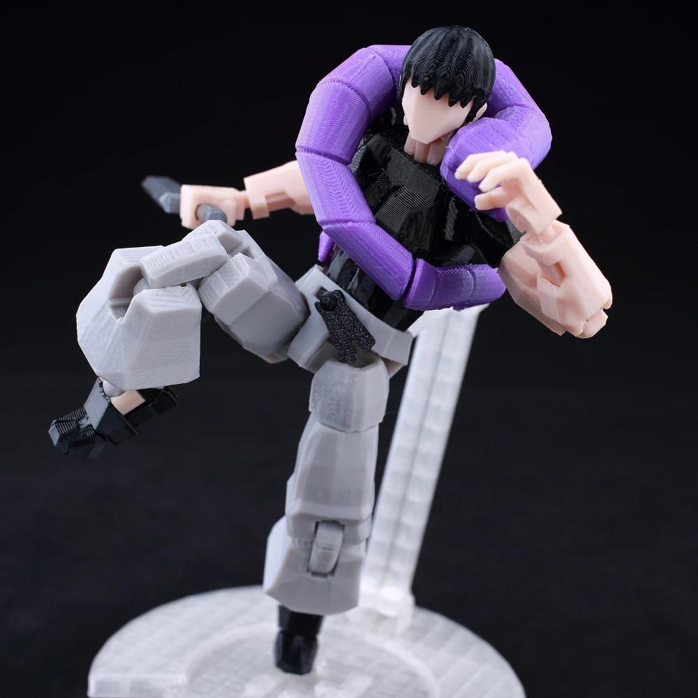 9L3D Printed Lucky Dummy 13 Jujutsu Kaisen Fushiguro Toji Anime Multi-Jointed Shapeshift Toys Action Figures Mannequin Model
