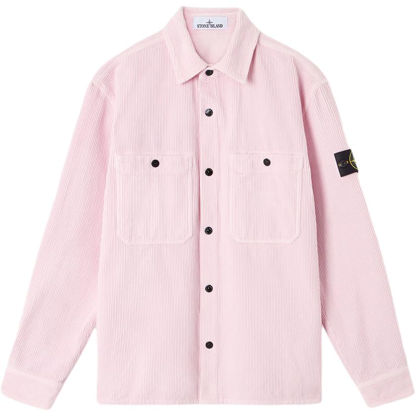 STONE ISLAND Compass Patch Buttoned Overshirt K2S151200012S0212-V0080