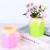 6Pcs Pencil Shaped Pen Holders Pencil Storage Organizer Cute Desktop Pen Cup