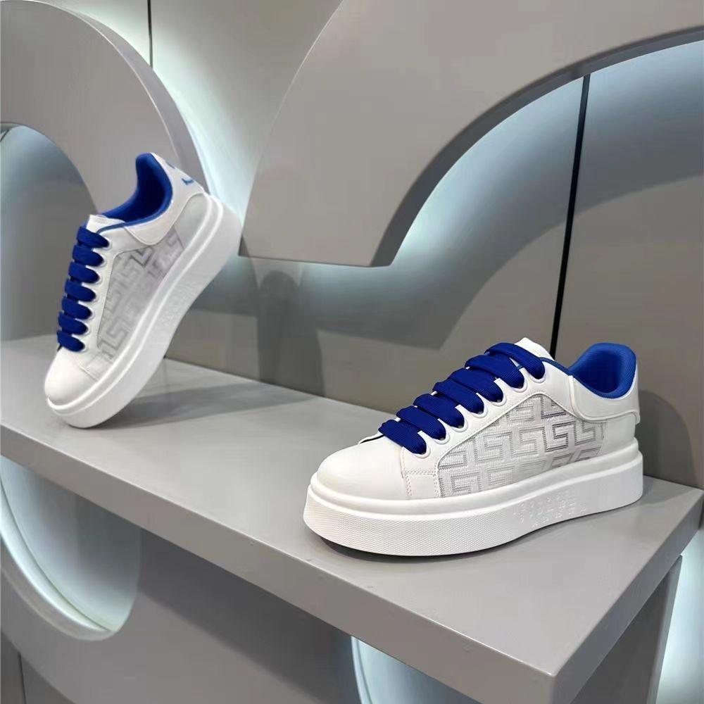 Белые туфли, мужская обувь, весенне-летняя новая дышащая универсальная сетчатая обувь на толстой подошве, интернет-праздник, популярный стиль, повседневная обувь для скейтбординга