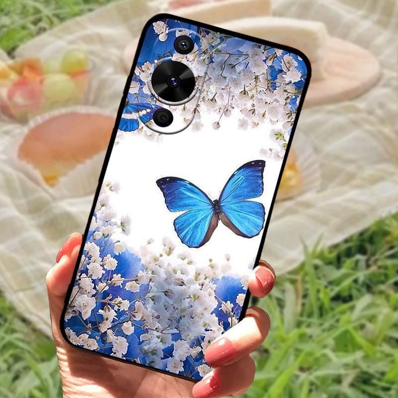 Для Huawei nova 12s Чехол Защитный Силиконовый Мягкий Черный Бампер Funda Coque для Huawei nova 12s Защитная Задняя Панель Телефона