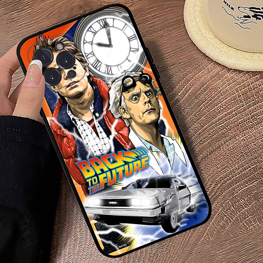 Чехол для телефона «Назад в будущее» для IPhone 16 17 Air 15 14 13 12 11 Pro Max 16E Plus Fundas