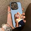 Чехол для телефона S-Sabrina C-Carpenter для iPhone 17,16,15,14,13,12,11 Plus,Pro Max,XS, Цветной Серебристый Черный Чехол