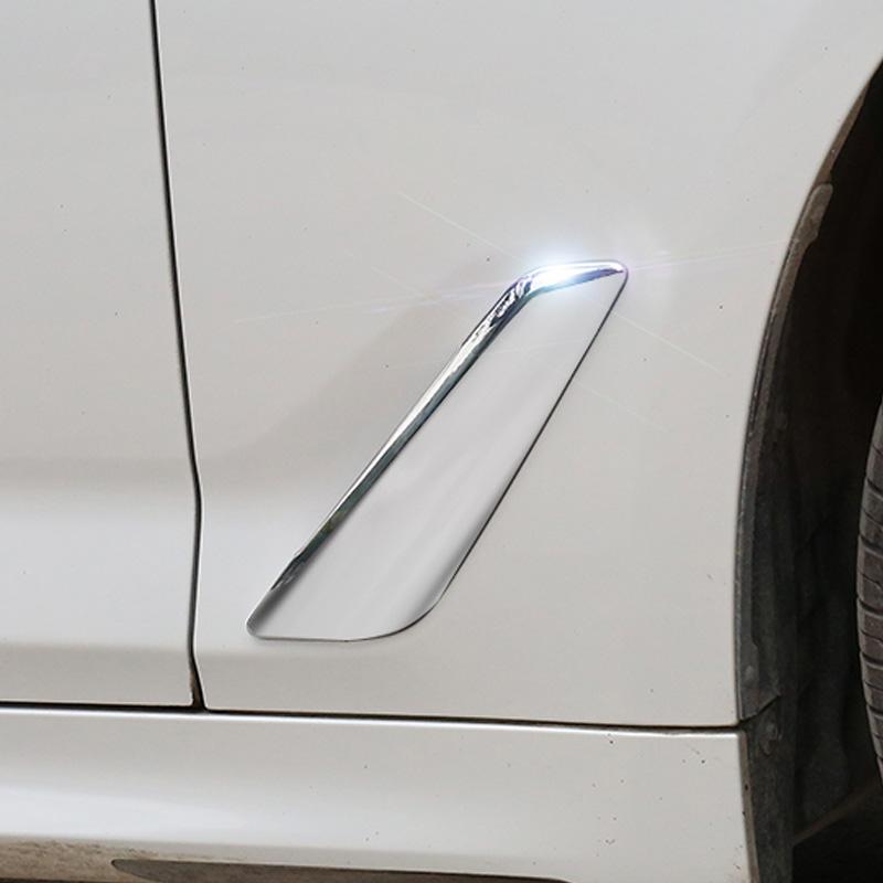 2 шт. боковые наклейки на кузов автомобиля, крышка вентиляционного отверстия, украшение на крыло, автоаксессуары для BMW 5 серии G30 G38 2018-22 528li 525li