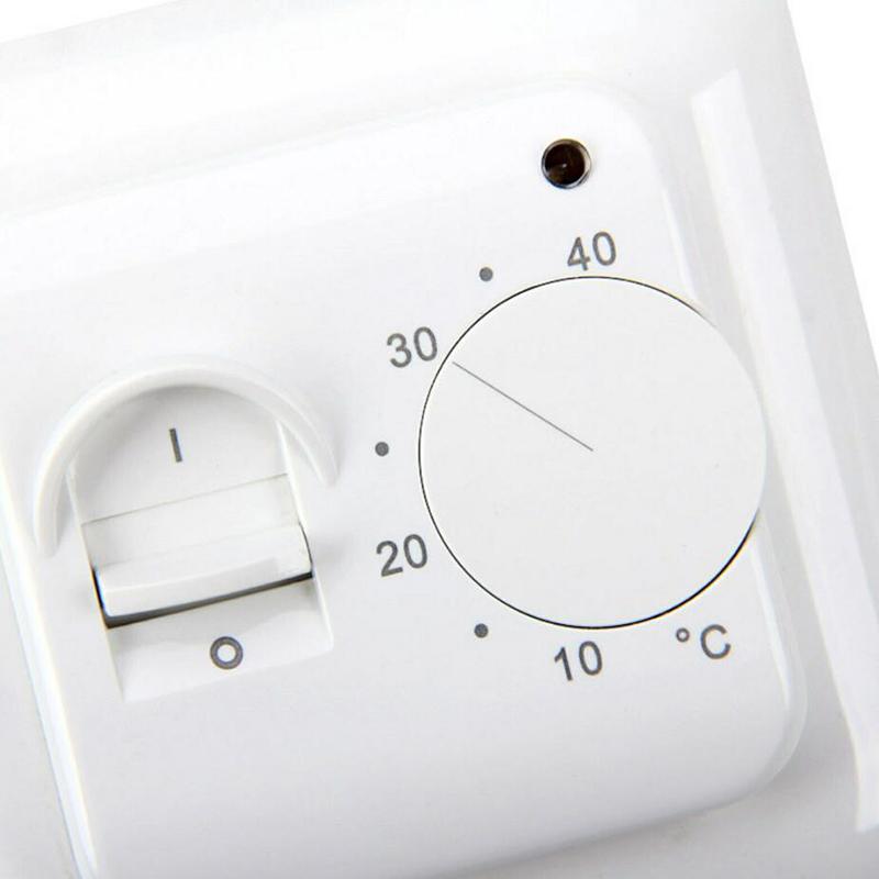 Комнатный термостат скрытого монтажа, напольный датчик, регулятор температуры под полом