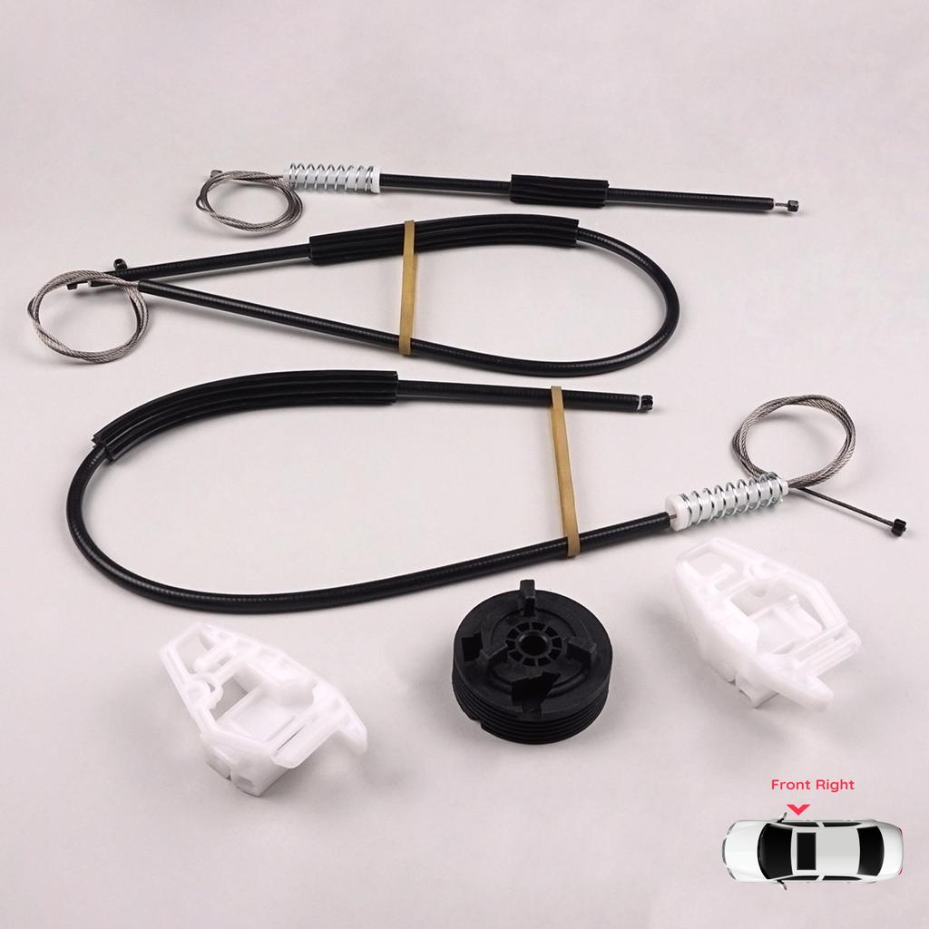 EWR622 Power Window Regulator Repair Set Front Right Door for Peugeot 206 206+ 1998-2012 4/5 Door 9222E8 9222F8 