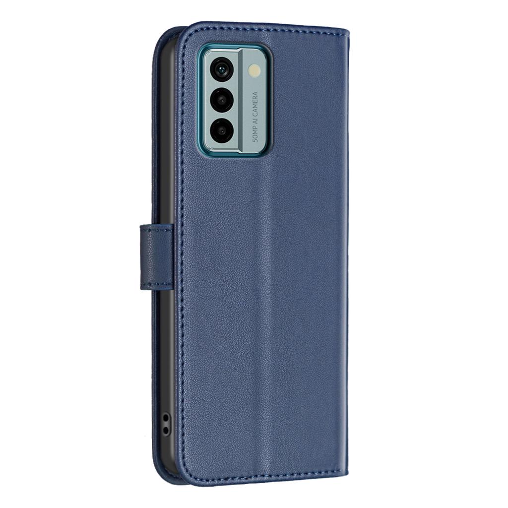 Чехол-кошелек для телефона Nokia C02,G42,G310,C110,C12,C22,C32,G22,G11,G21 из искусственной кожи с однотонным узором и отделениями для карт