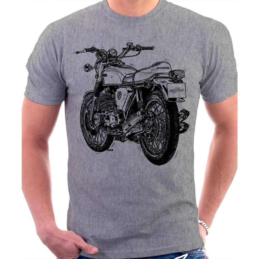 Мужская и женская футболка Honda Honda CB 750 Летняя Новая Мотоциклетная Футболка Гонки С коротким рукавом Весна Велоспорт Внедорожник Свободный Топ