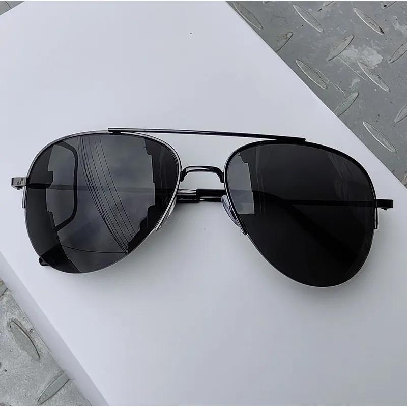 Мужские Солнцезащитные Очки UV400 Классические Авиаторы Пилотские Очки для Вождения Наружные Рыболовные Туристические Очки Дизайнерский Бренд