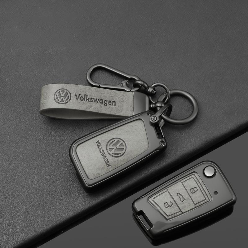 Для VOLKSWAGEN Модный чехол-брелок из цинкового сплава для ключа автомобиля, полный чехол-брелок для VW Volkswagen Golf 7 MK7 Tiguan MK2 Для SEAT Ateca Leon FR 2 I
