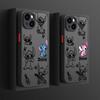 Милый Чехол-Ангелочек Стич для iPhone 17 Pro Max 15 13 Mini 16 Plus 7 8 SE 17e XS XR 14 Air 12 11 Задняя Крышка Телефона