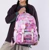 26 English Letters Printed Large Capacity Waterproof Backpack Teenger Student Girl Boy Schoolbag Bookbag Women Large Capacity Travel Bag Gift Mochila