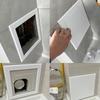 White Opening Flap Cover Plate Plastic Inspection Hole Wall Access Doors  Doors Wall Ceiling