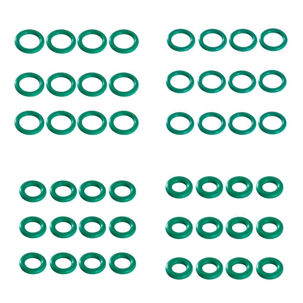 Injector O-Ring Seal Set Injector Solenoid Valve Seal Rubber Rings Washer Repair Set for Piezo