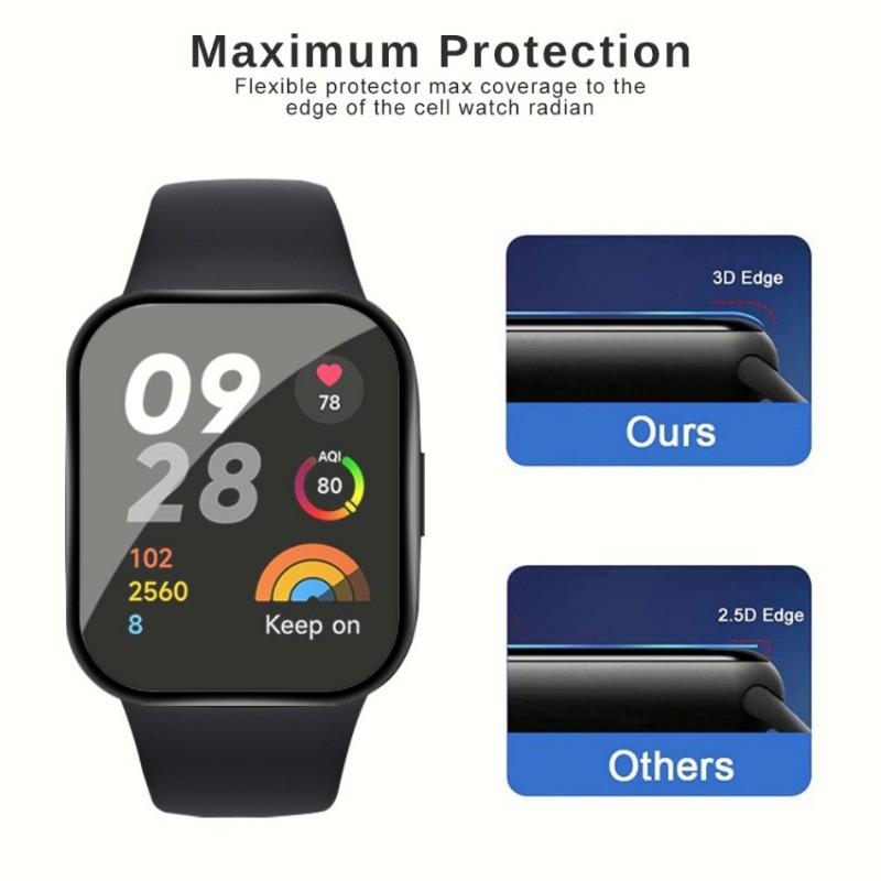 3D Screen Protector Cover Film for Redmi Watch 5 Active Lite / Redmi Watch 4 3 2 Lite /Mi Watch Lite for Smart Watch Film