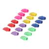 200Pcs Pencil Top Eraser Pencil Eraser Topper Wedge Design Stationery for Office Kids