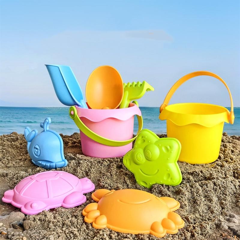 Children's Beach Toy Sand and Water Play Set Digging Sand Tool Beach Toy Set for Ages 3+ Fun Game