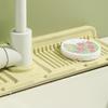 Сливной коврик для смесителя для раковины, кухонный коврик для сушки брызг, многофункциональный лоток для организации раковины для дома