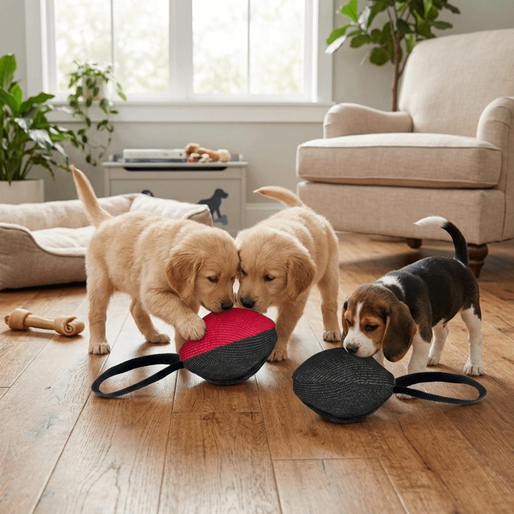 Rugby Shaped Multi-color Rugby Bite Stick German Shepherd Malinois Toy Daily Interactive Play