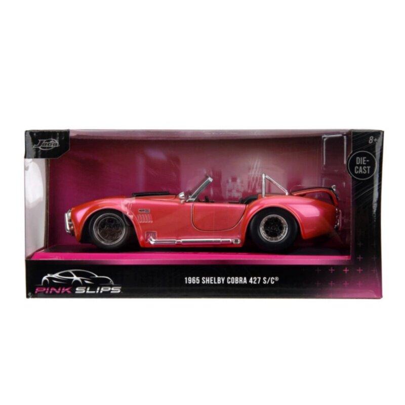 1:24 1965 Shelby Cobra 427 S/C Сплав Литье под давлением Модель Спортивного Автомобиля, Коллекционная Игрушка для Игр Детей и Подарок на День Рождения Парню