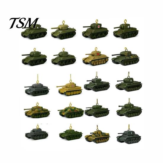 Tank Lover Holiday Gift 2025 WWII Advent Calendar 24 Days Christmas Countdown with Historical Model Set Iconic Ornaments Surprise Gifts for