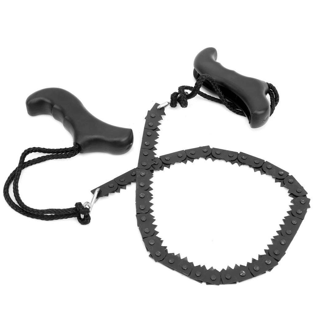 Уличная бензопила, портативная ручная карманная ферромарганцевая пила для выживания на открытом воздухе в кемпинге