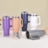 Car Cup Large Capacity Stainless Steel Thermos Cup Outdoor Portable Handle Ice Bully Cup