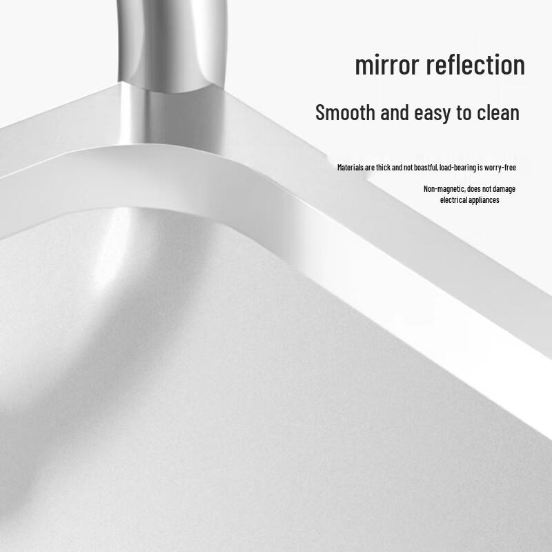 Commercial Stainless Steel 3-Tier Mobile Serving Cart