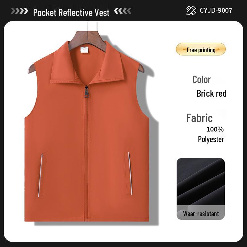 Индивидуальные жилеты волонтеров и гидов с логотипом для супермаркетов и складской деятельности