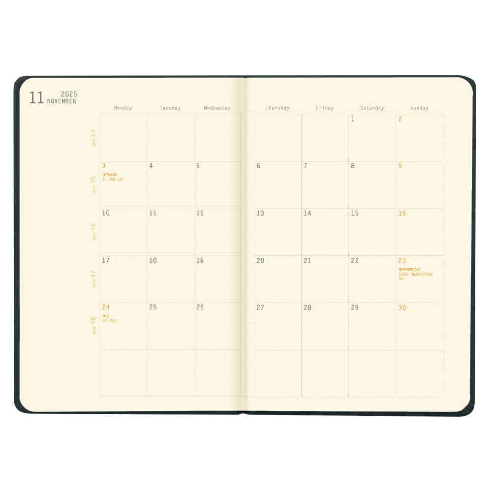 New Color: Rhodia [Starting January 2025] Planner Diary, A5 Size, Weekly Vertical Type, Web Planner Weekly Vertical, Chocolate, Rhodia Cf117292