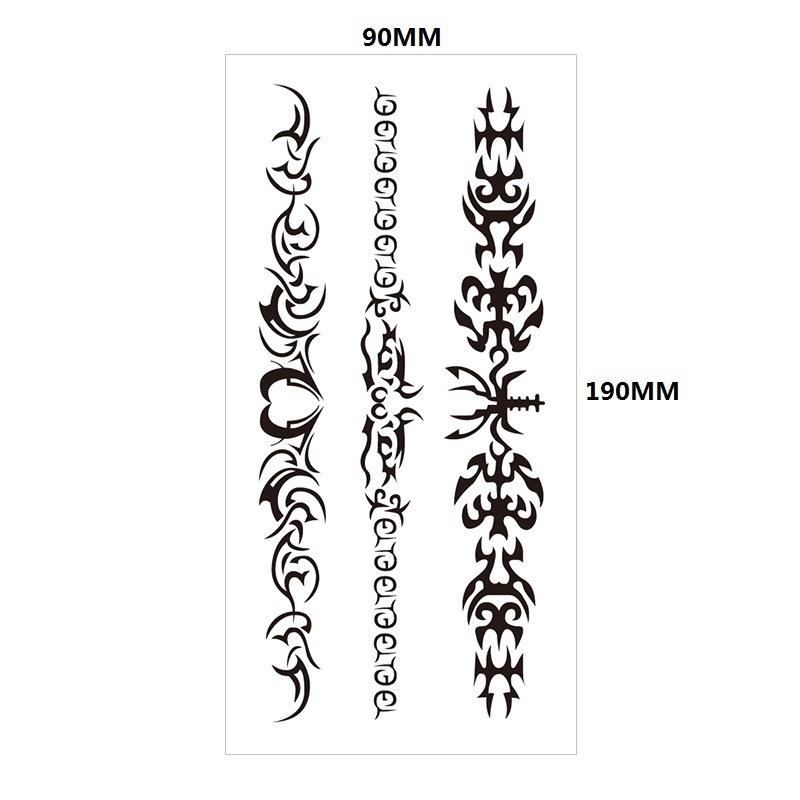 Английский Татуировка Наклейка Перо Красная Губа Тотем Рука Круг Набор Моделирование Водонепроницаемый Татуировка Наклейка