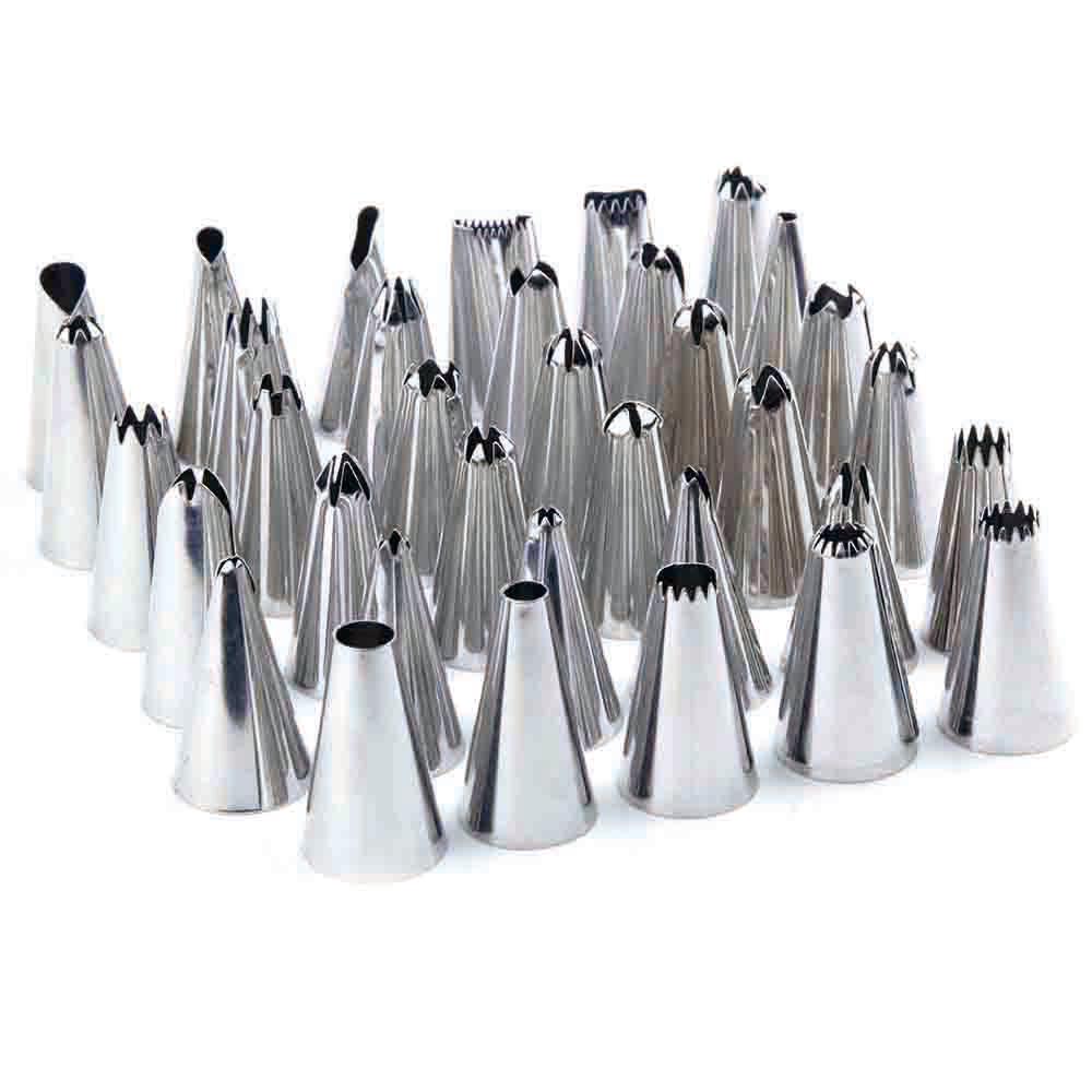 Icing Stainless Nozzles Piping 36pcs Steel Cream Tips Fondant Dessert Decorators Baking Tool