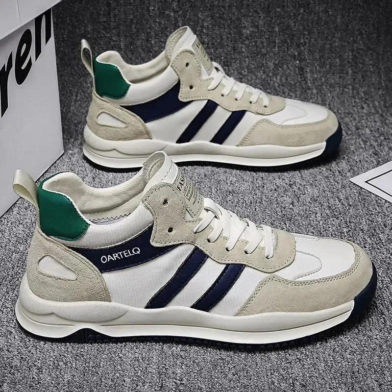 Мода Мода Мужская Повседневная Обувь Новая Мужская Обувь 2025 Горячая Уличная Комфортная Мужская Обувь Кроссовки Zapatos Para Hombres Шнуровка Обувь для Вождения для Мужчин