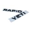JBIW9 3D Car Rear Trunk Badge Emblem Sticker for Skoda Octavia Kodiaq Karoq Superb Rapid Fabia Kamiq Yeti 4x4 Letter Logo Accessories