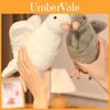 Plush Pigeon Figurine For Children Bedtime Play Soft Short Pile Material Home Decor