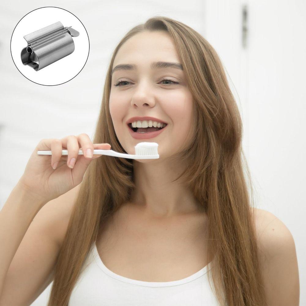 Practical Toothpaste Tube Wringer Stainless Steel Toothpaste Rollers Toothpaste Squeezer Children