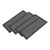 4pcs Floor Vent Mesh Cover PVC Magnetic Dust Proof Floor Register Screen Cover for Home Wall Ceiling Black