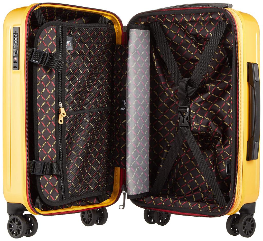 Suitcase Mobus Hard Carry Expansion Series Cm Yellow [A.L.I.] 54.5