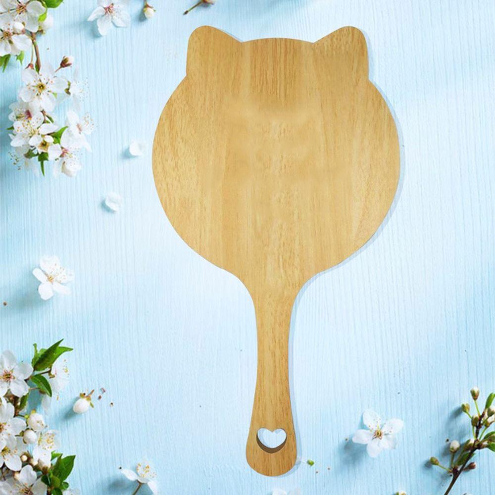 Portable Makeup Mirror with Handle Creative Cosmetic Mirror Gift Handheld Mirror  Makeup Use