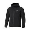 Fitness Series Casual Hooded Warm Cotton Jacket Men Jackets Black AJMU275-1