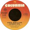 7inch Record EARTH WIND & FIRE - Saturday Nite 310439 Columbia 1976 US Soul/Funk Used