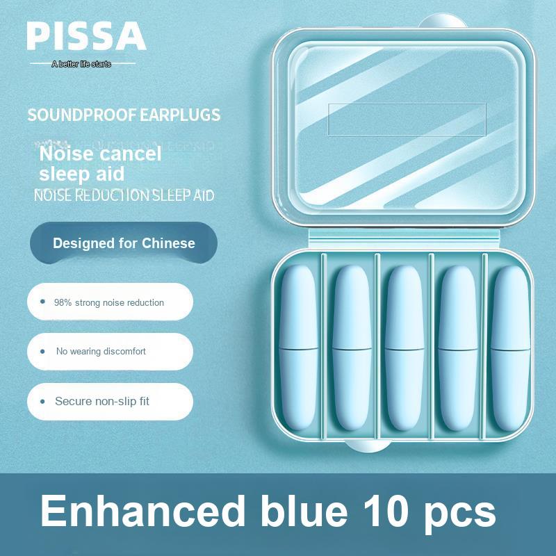 Disposable Sponge Silicone Earplugs Anti-noise Noise Reduction Ear Plugs for Sleep Use