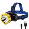 Portable Led Headlamp Rechargeable Outdoor Head-mounted Flashlight Torch Emergency Light For Night Fishing