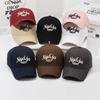 Spring And Autumn Hardtop Versatile Baseball Cap Men'S And Women'S Embroidered Alphabet Sun Cap Outdoor Casual Cap Tide