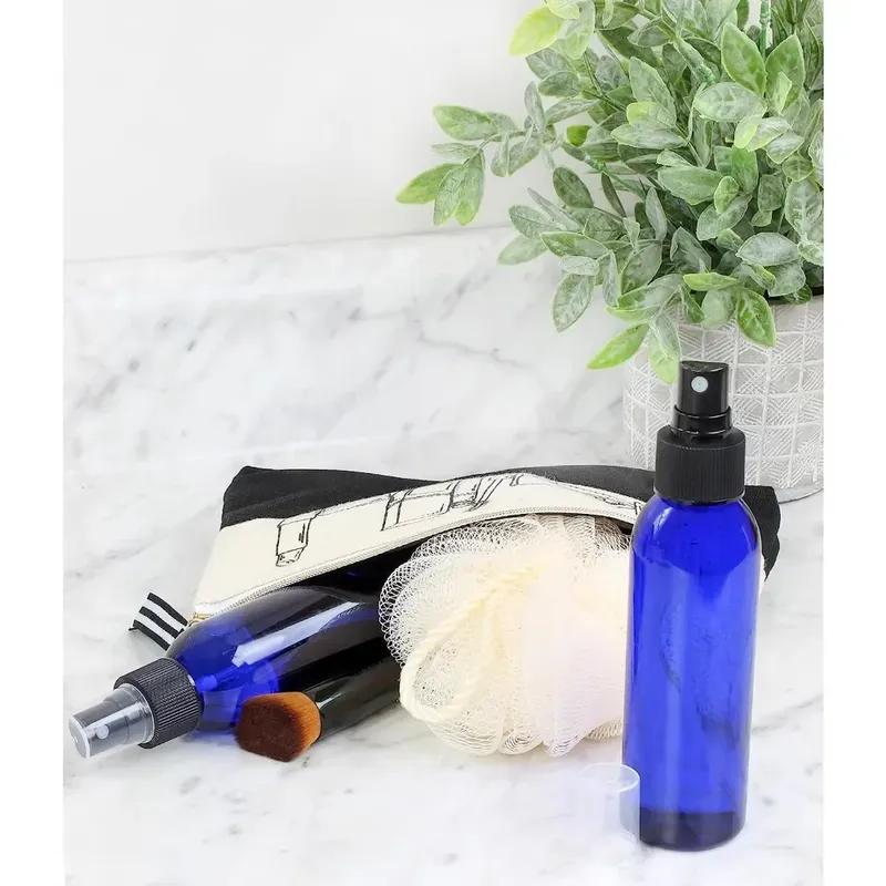 50PCS 20/30/50/60/100ml Empty Blue Spray Refillable Bottles Fine Mist Plastic Containers for Alcohol Disinfectant Wholesale